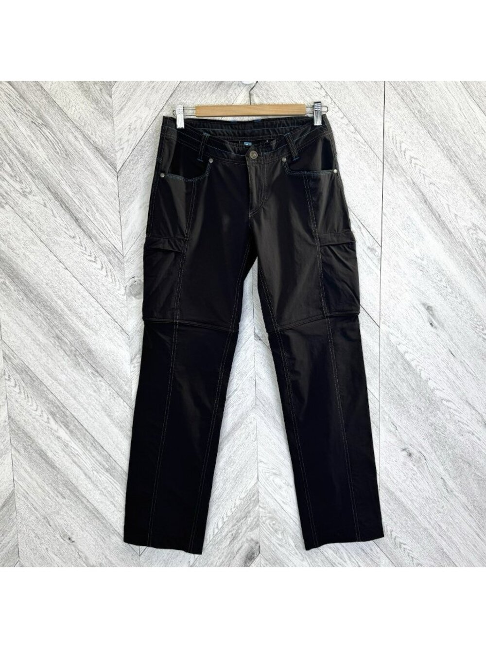 KUHL Convertible Outdoor Hiking Pants Womens Size 4 Regular Gray Gorpcore
